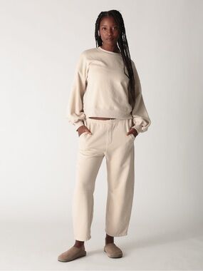 NWOT Electric & Rose Barrel Sweatpants Size S Stone cotton jogger